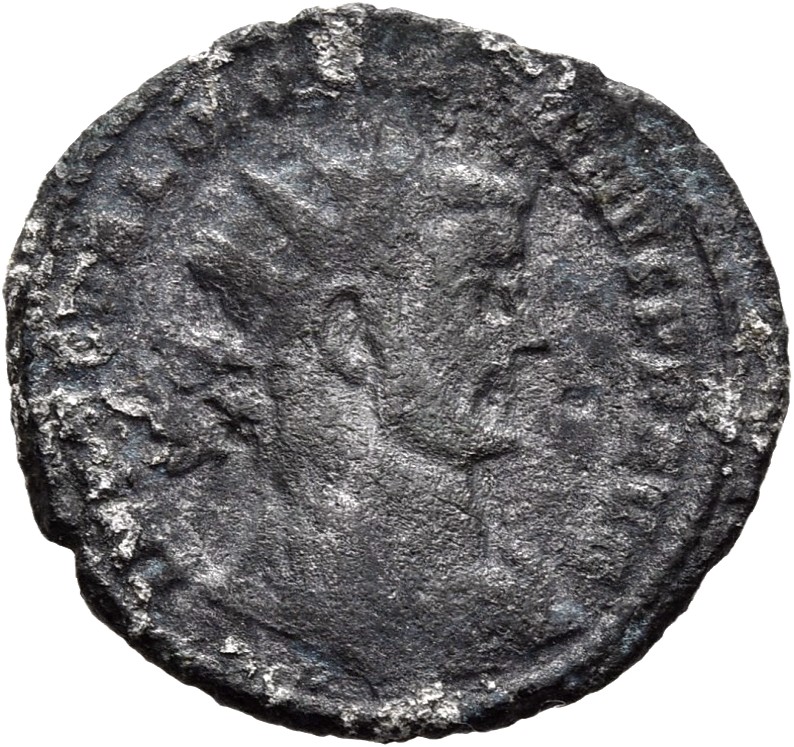 RIC VI Rome 76a Maximian obverse, Bust of Diocletian, radiate, draped, with or without cuirassed, right