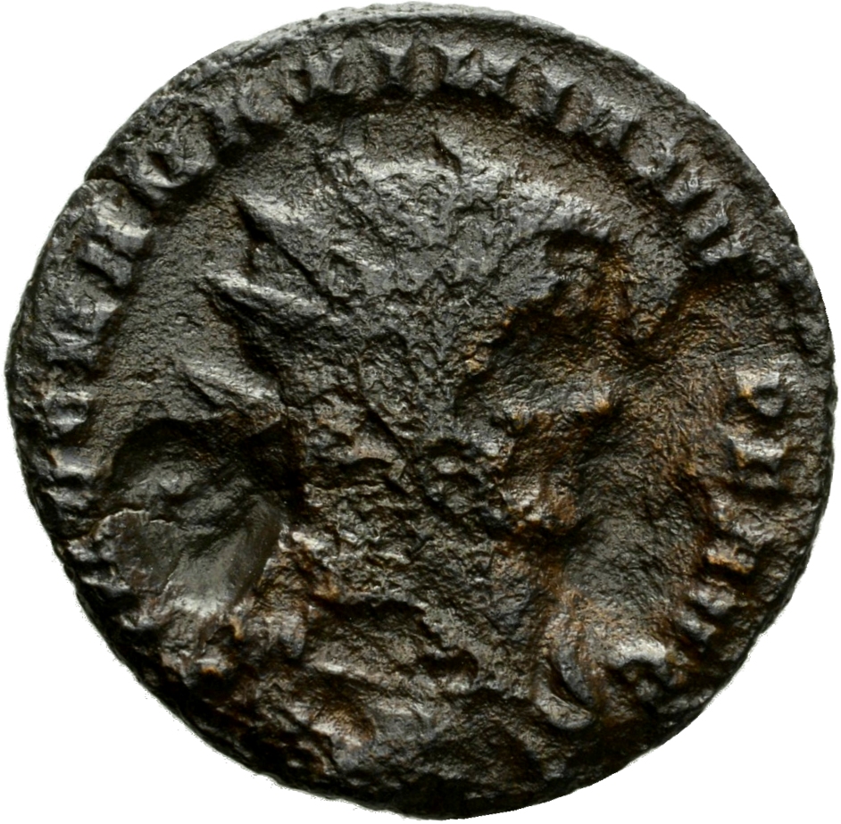 RIC VI Rome 76b Maximian obverse, Bust of Maximian, radiate, draped, with or without cuirassed, right
