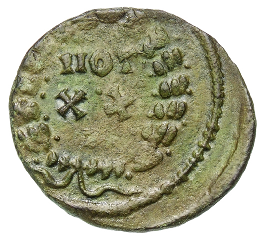 RIC VI Rome 86 Maximian reverse, VOT / XX within a wreath