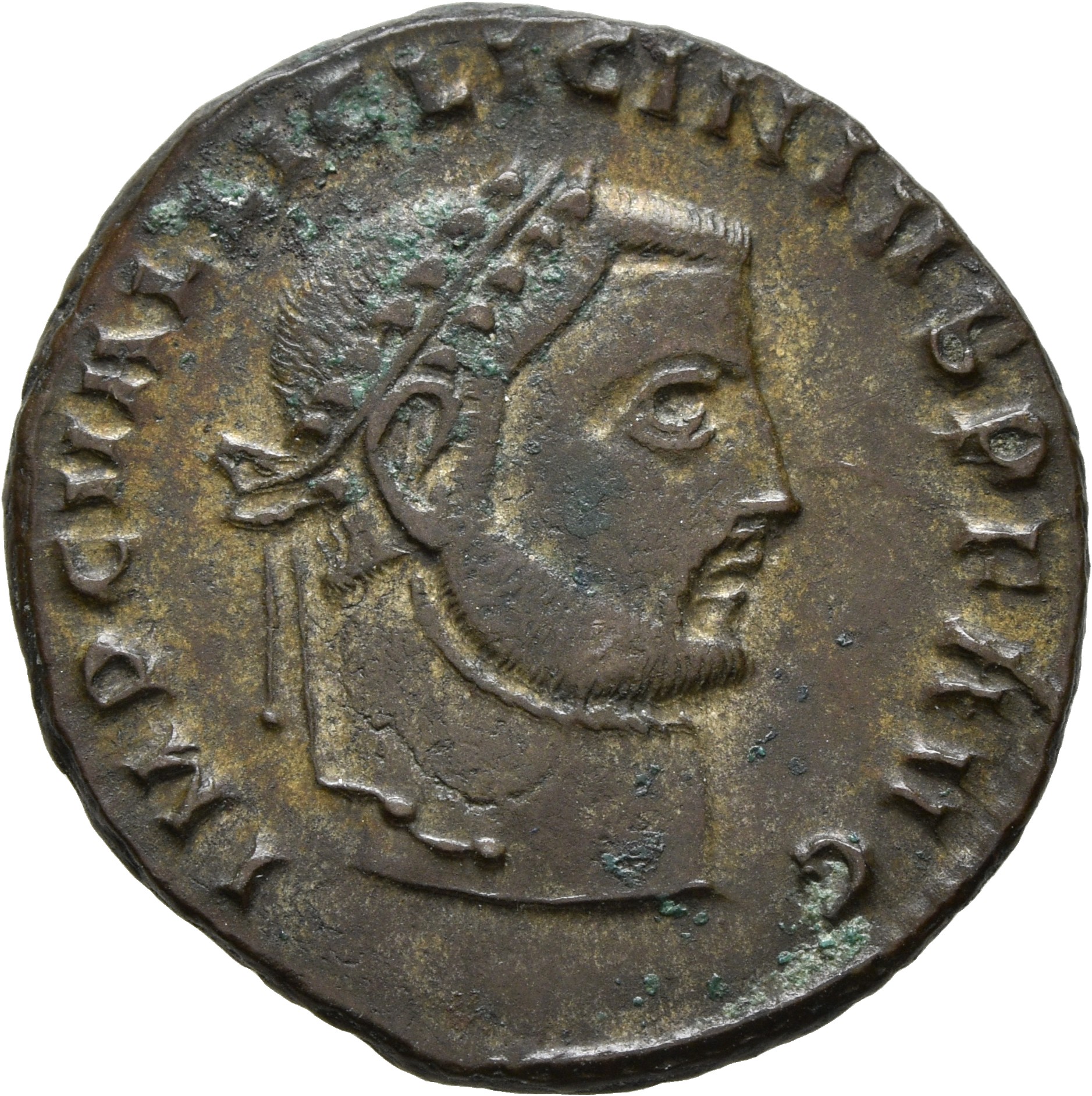 RIC VI Thessalonica 49 Licinius obverse — Head of Licinius, laureate, right