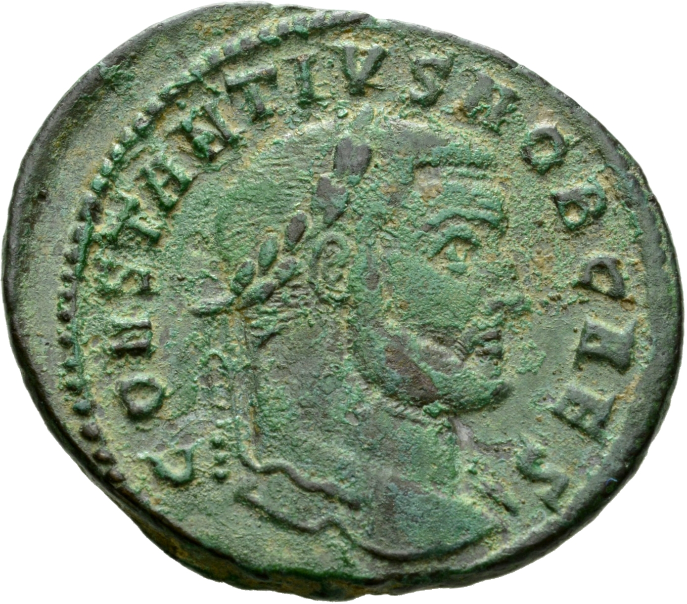RIC VI Treveri 146a Maximian obverse — Head of Constantius Chlorus, laureate, right, sometimes seen from behind