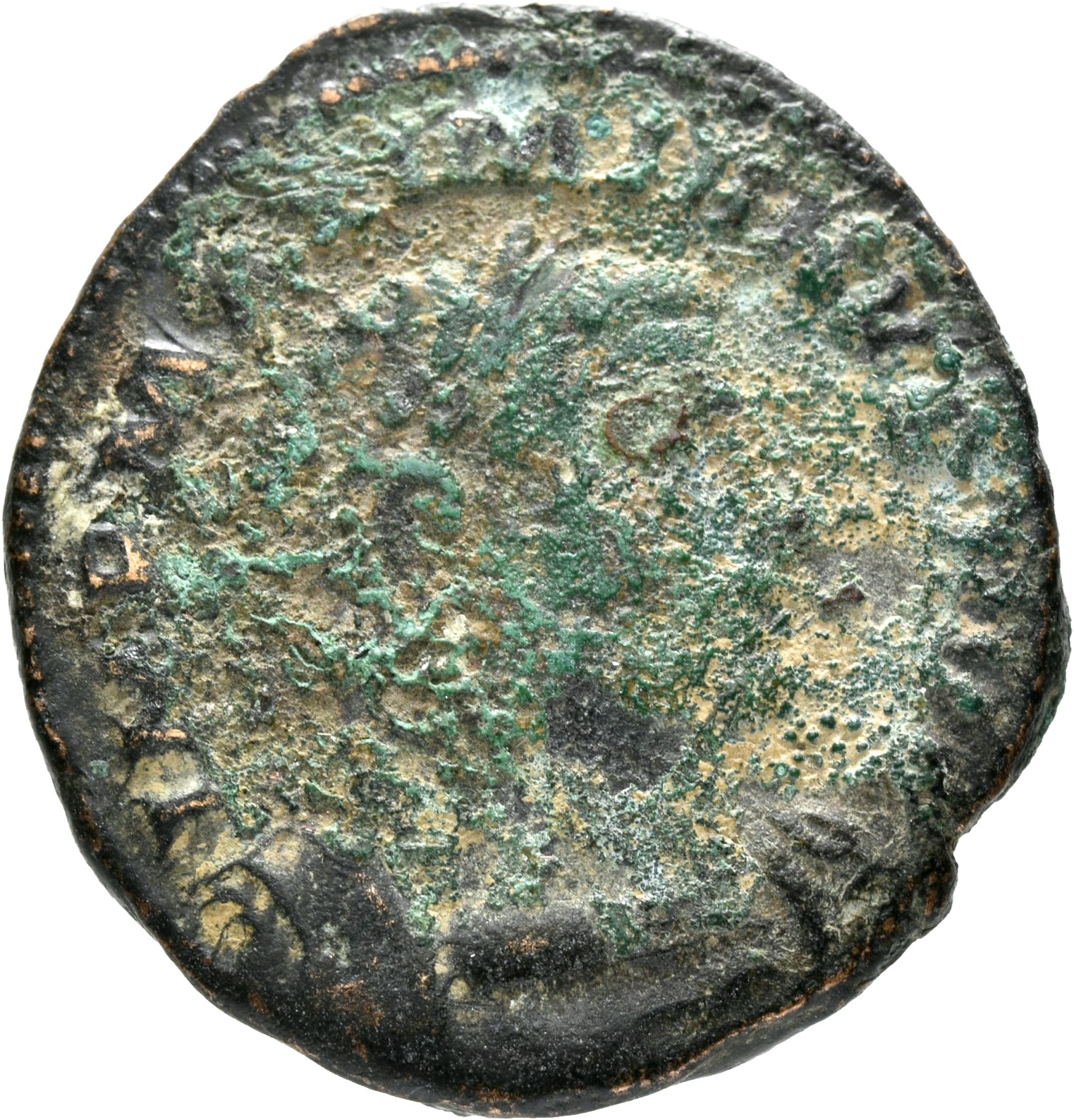 RIC VI Treveri 582b Maximian obverse, Bust of Maximian, laureate, cuirassed, right