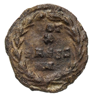 RIC VI Treveri 687 Constantius Chlorus reverse, VOT / X / CAESS / NN within a wreath
