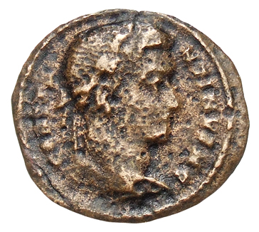 RIC VI Treveri 749 Constantine I obverse, Head of Constantine I, laureate, right