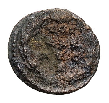 RIC VI Treveri 793 Constantine I reverse, VOT / XXX / AVG / N within a wreath