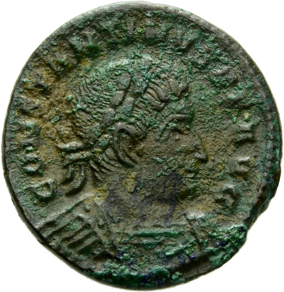 RIC VI Treveri 884 Constantine I obverse, Bust of Constantine I, laureate, cuirassed, right