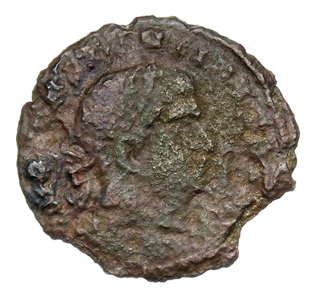 RIC VI Treveri 901 Constantine I obverse, Bust of Constantine I, laureate, cuirassed, right