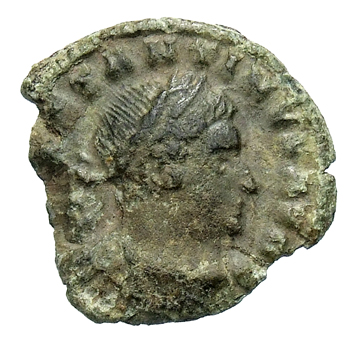RIC VI Treveri 913 Constantine I obverse, Bust of Constantine I, laureate, cuirassed, right
