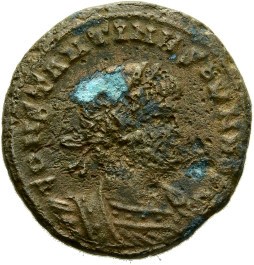 Constantine I obverse — Bust of Constantine II, laureate, cuirassed, right
