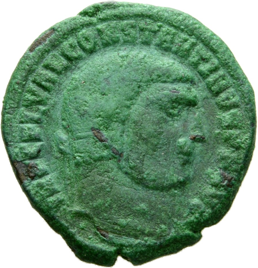RIC VII Antioch 7 Licinius obverse, Head of Constantine I, laureate, right