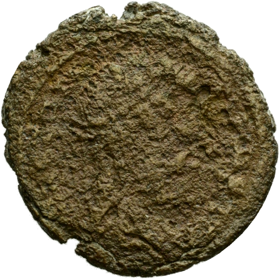 RIC VII Arelate 247 Constantine I obverse, Head of Crispus, laureate, right