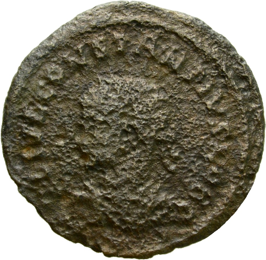 RIC VII Arelate 323 Constantine I obverse, Bust of Constantius II, laureate, draped, cuirassed, left