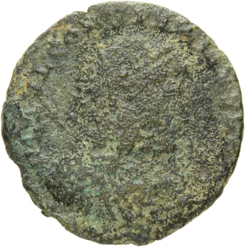 RIC VII Constantinople 75 Constantine I obverse, Bust of Constantius II, laureate, draped, cuirassed, right