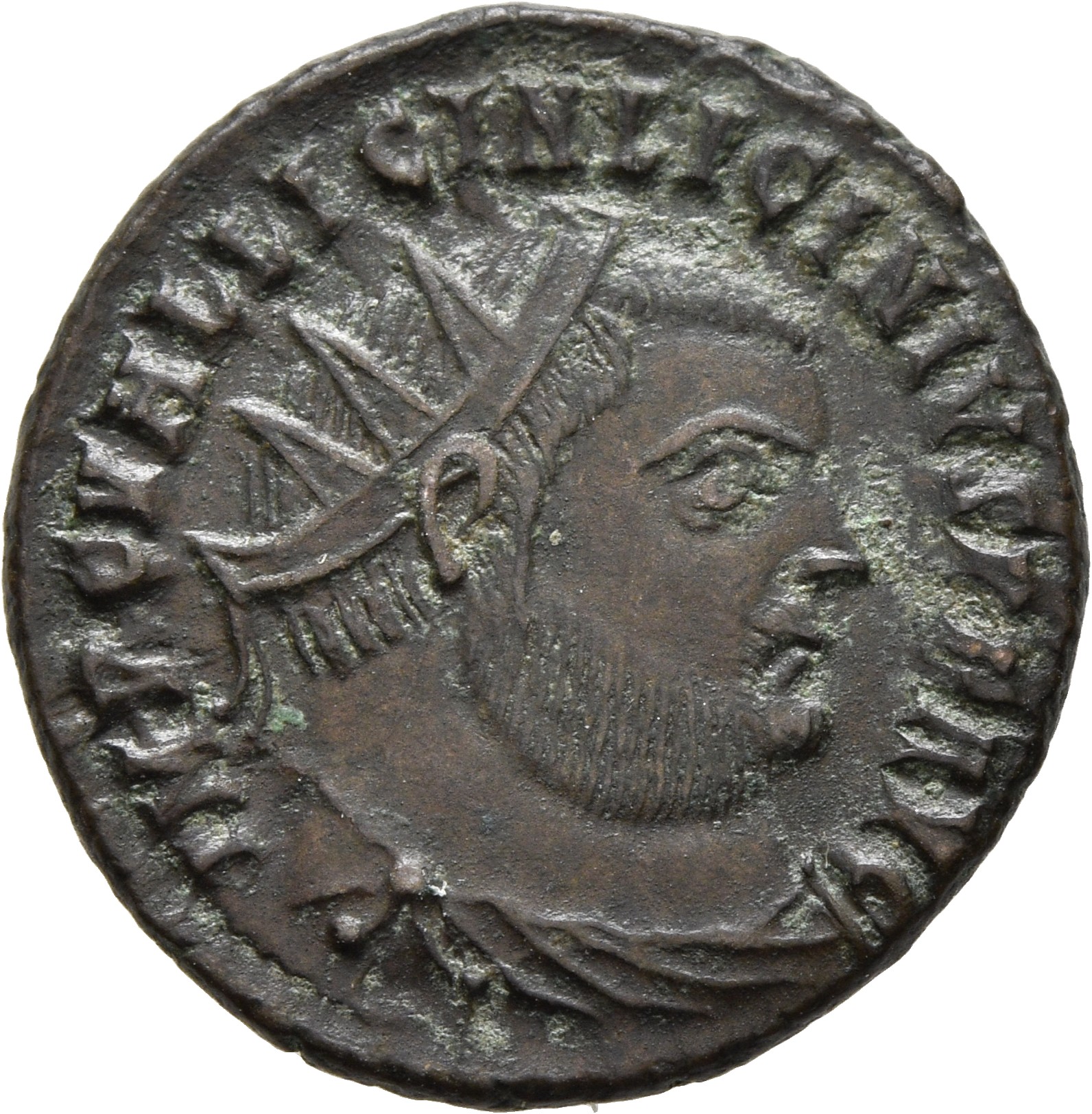 RIC VII Cyzicus 15 Licinius obverse, Bust of Licinius, radiate, draped, cuirassed, right