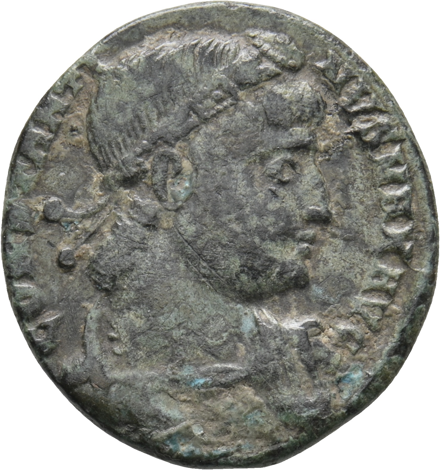 RIC VII Heraclea 111 Constantine I obverse, Bust of Constantine I, rosette-diademed, draped, cuirassed, right