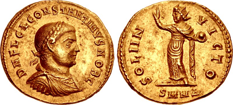 RIC VII Heraclea 22 Licinius reverse, Camp gate with three turrets, without doors, with varying number of stone layers