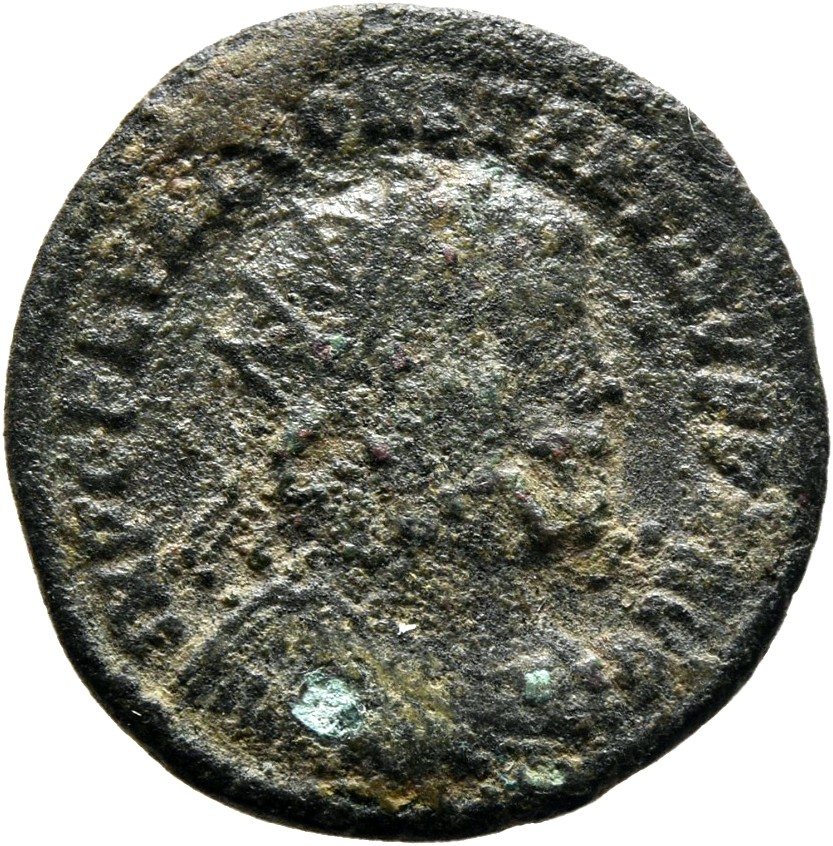 RIC VII Heraclea 51 Licinius obverse, Bust of Constantine I, radiate, draped, cuirassed, right