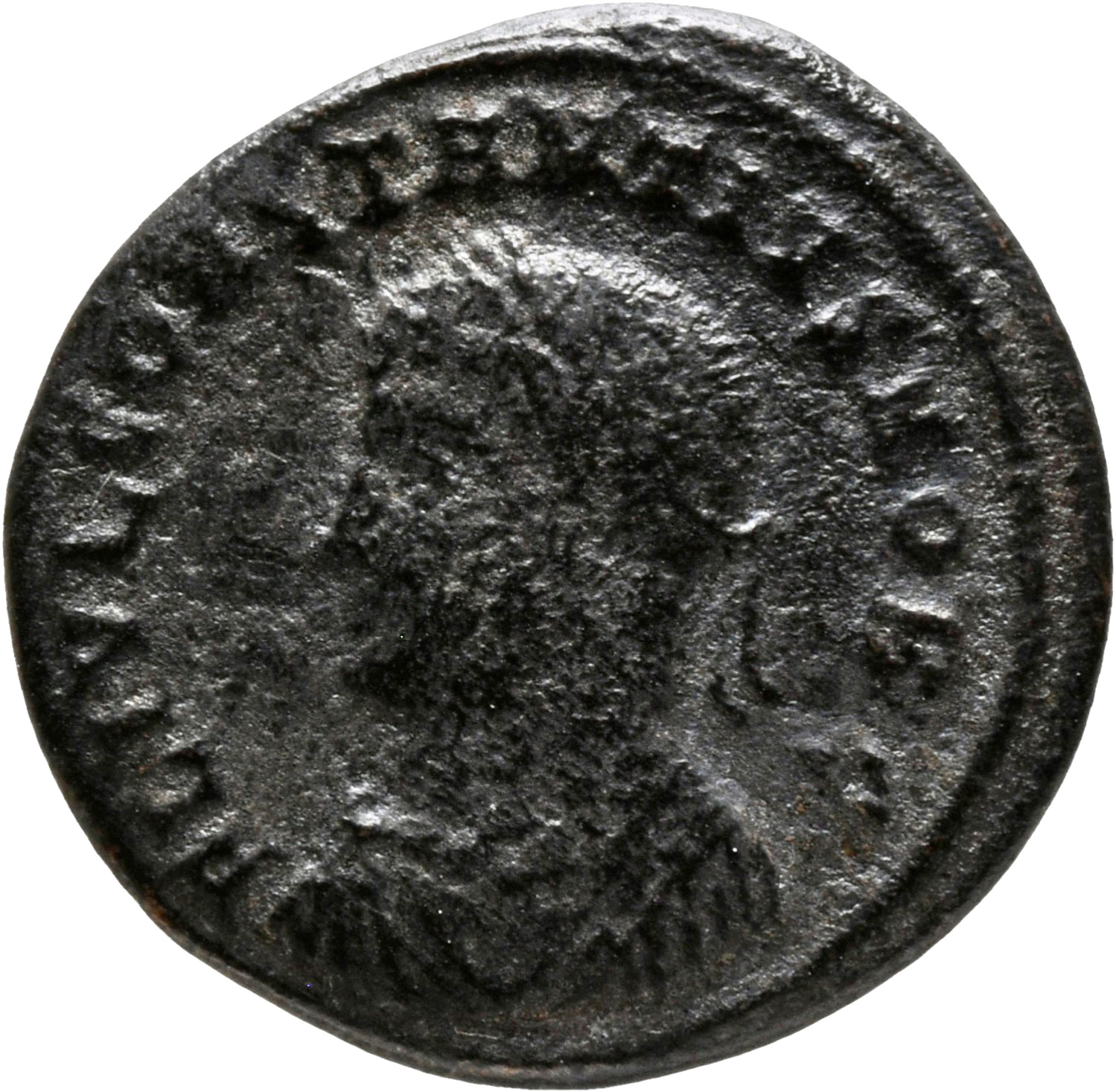 RIC VII Heraclea 78 Constantine I obverse, Bust of Constantius II, laureate, draped, cuirassed, left