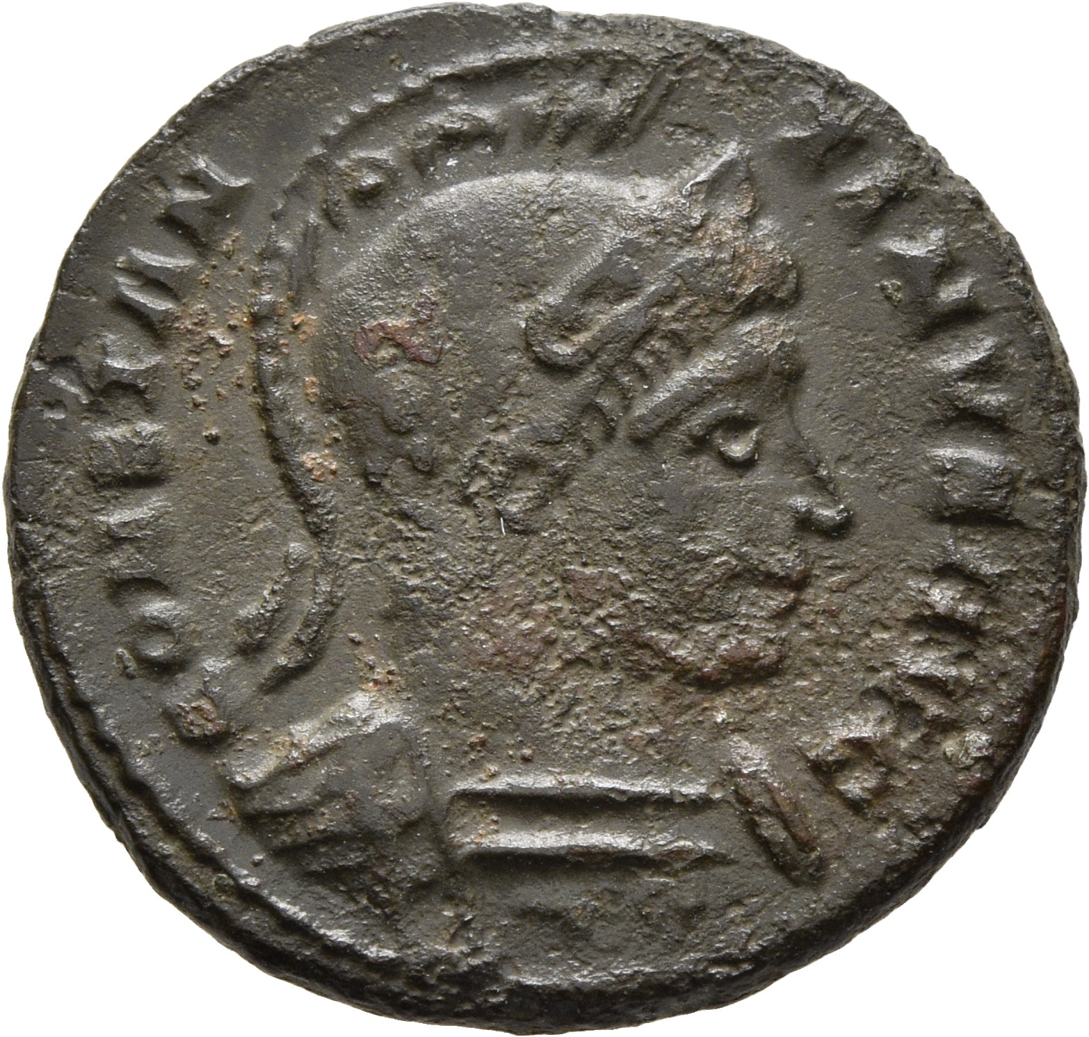 RIC VII Londinium 191 Constantine I obverse, Bust of Constantine I, helmeted, cuirassed, right