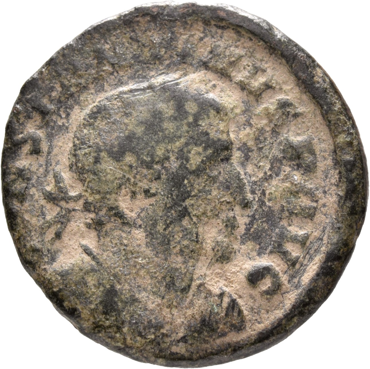 RIC VII Londinium 54 Constantine I obverse, Bust of Constantine I, laureate, cuirassed, right