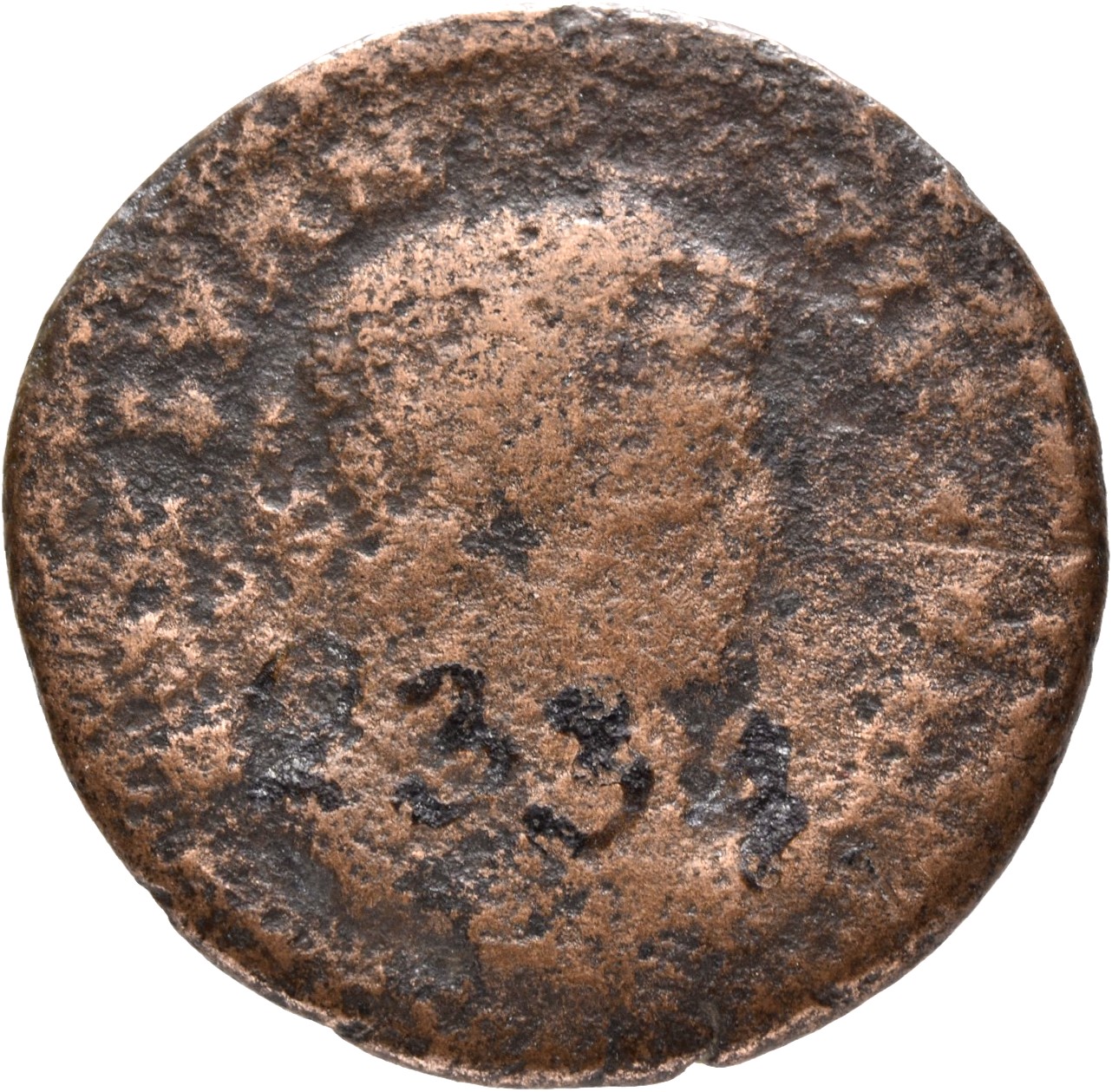 RIC VII Lugdunum 101 Constantine I obverse, Head of Constantine I, laureate, right