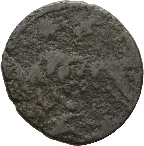 RIC VII Lugdunum 247 Constantine I reverse, She-wolf, standing left, suckling twins; above, two stars