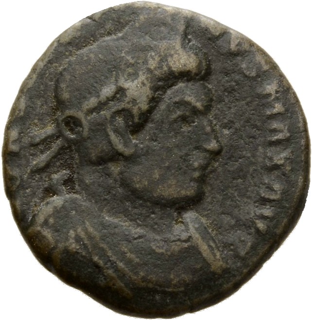 RIC VII Lugdunum 280 Constantine I obverse, Bust of Constantine I, rosette-diademed, draped, cuirassed, right