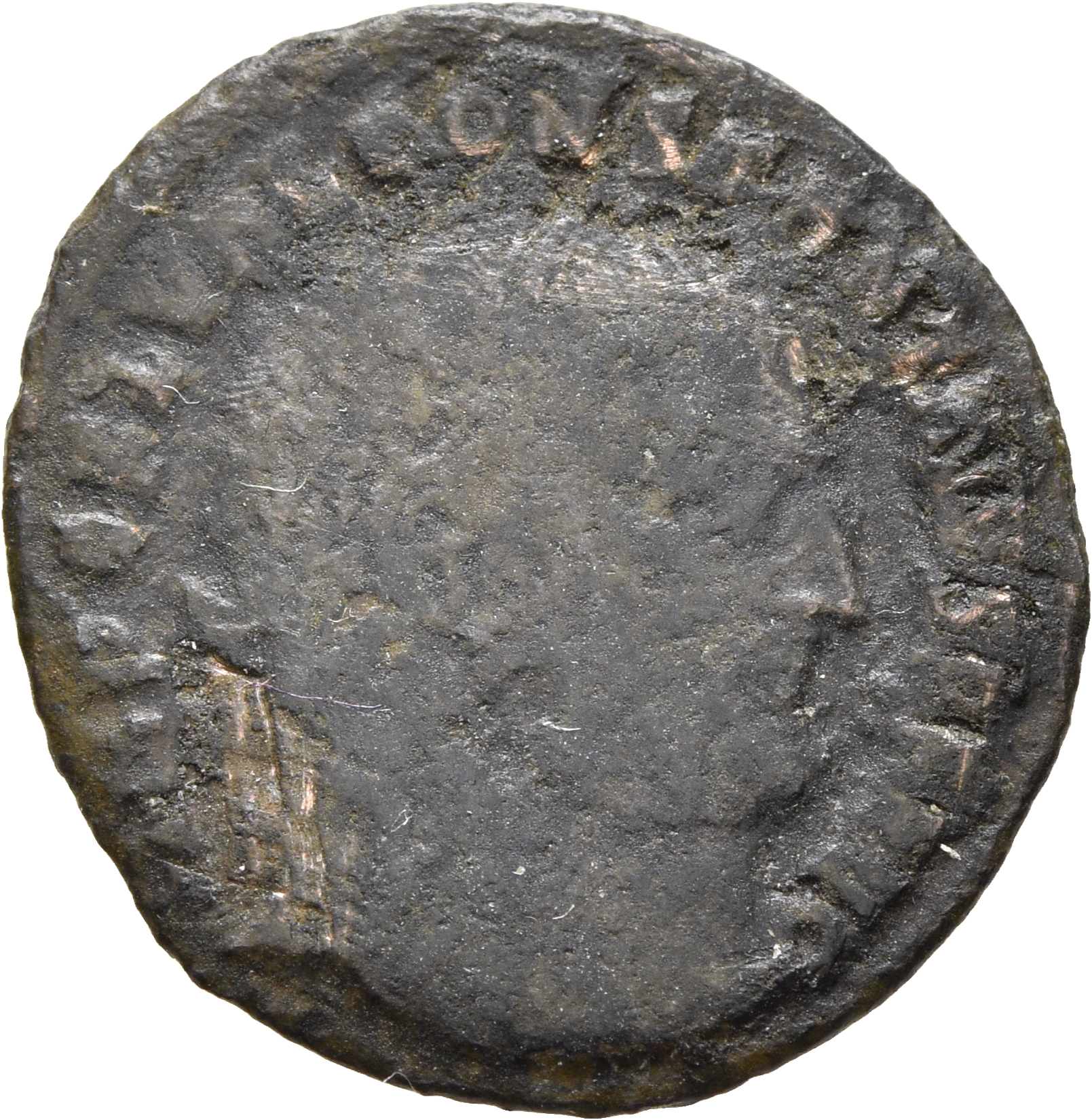 RIC VII Nicomedia 12 Licinius obverse, Head of Constantine I, laureate, right