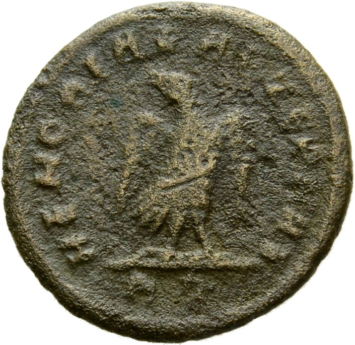 RIC VII Rome 110 Licinius reverse, Eagle, standing right, head left