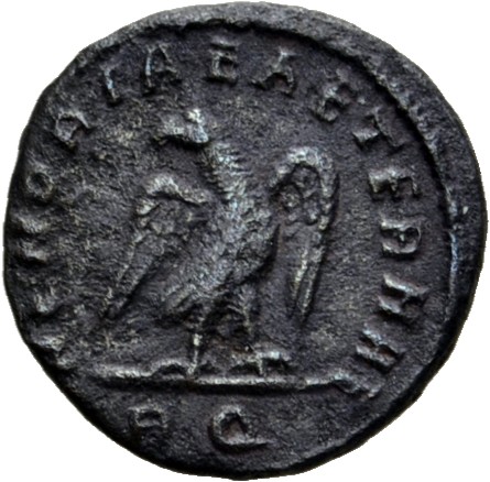 RIC VII Rome 111 Licinius reverse, Eagle, standing right, head left