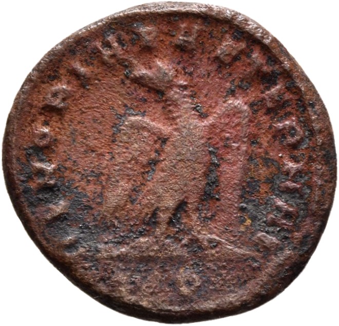 RIC VII Rome 111 Licinius reverse, Eagle, standing right, head left
