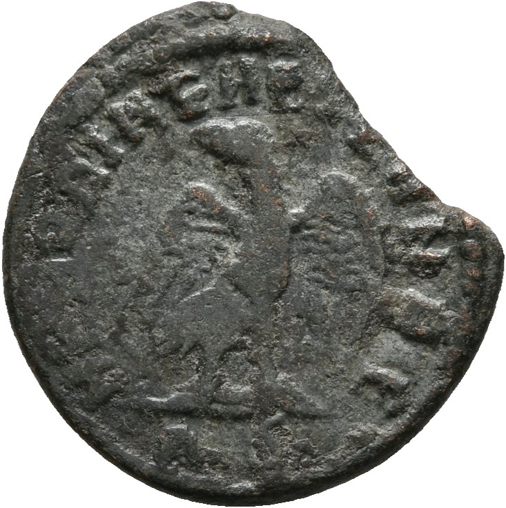 RIC VII Rome 112 Licinius reverse, Eagle, standing right, head left