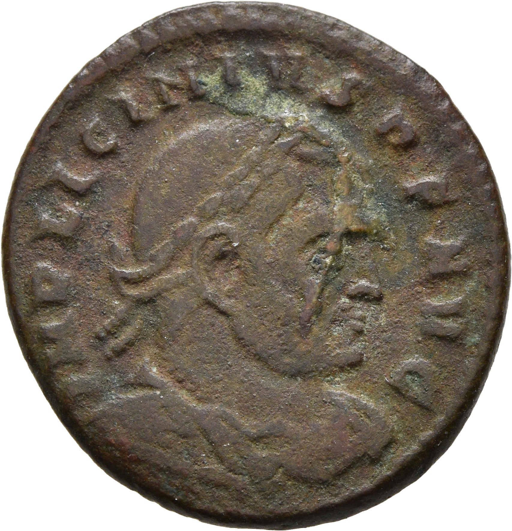 RIC VII Rome 22 Licinius obverse, Bust of Licinius, laureate, draped, cuirassed, right