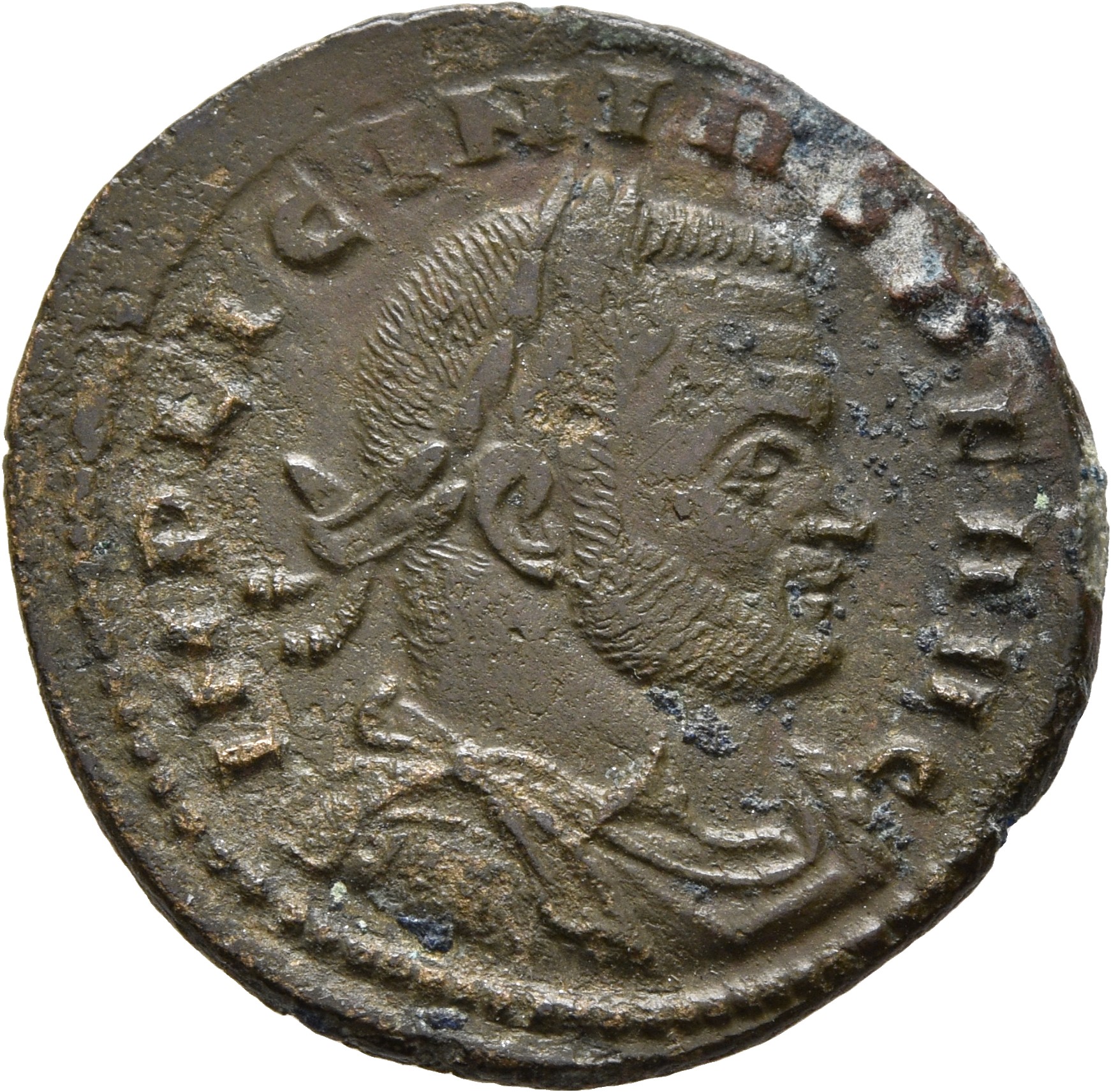 RIC VII Rome 3 Licinius obverse, Bust of Licinius, laureate, draped, cuirassed, right