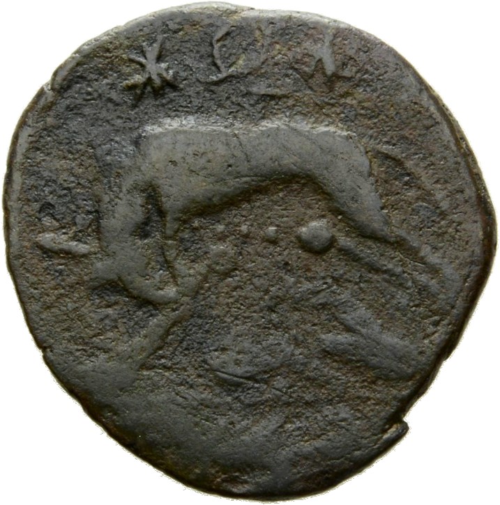 RIC VII Rome 408 Constantine I reverse, She-wolf, standing left, suckling twins; above, two stars