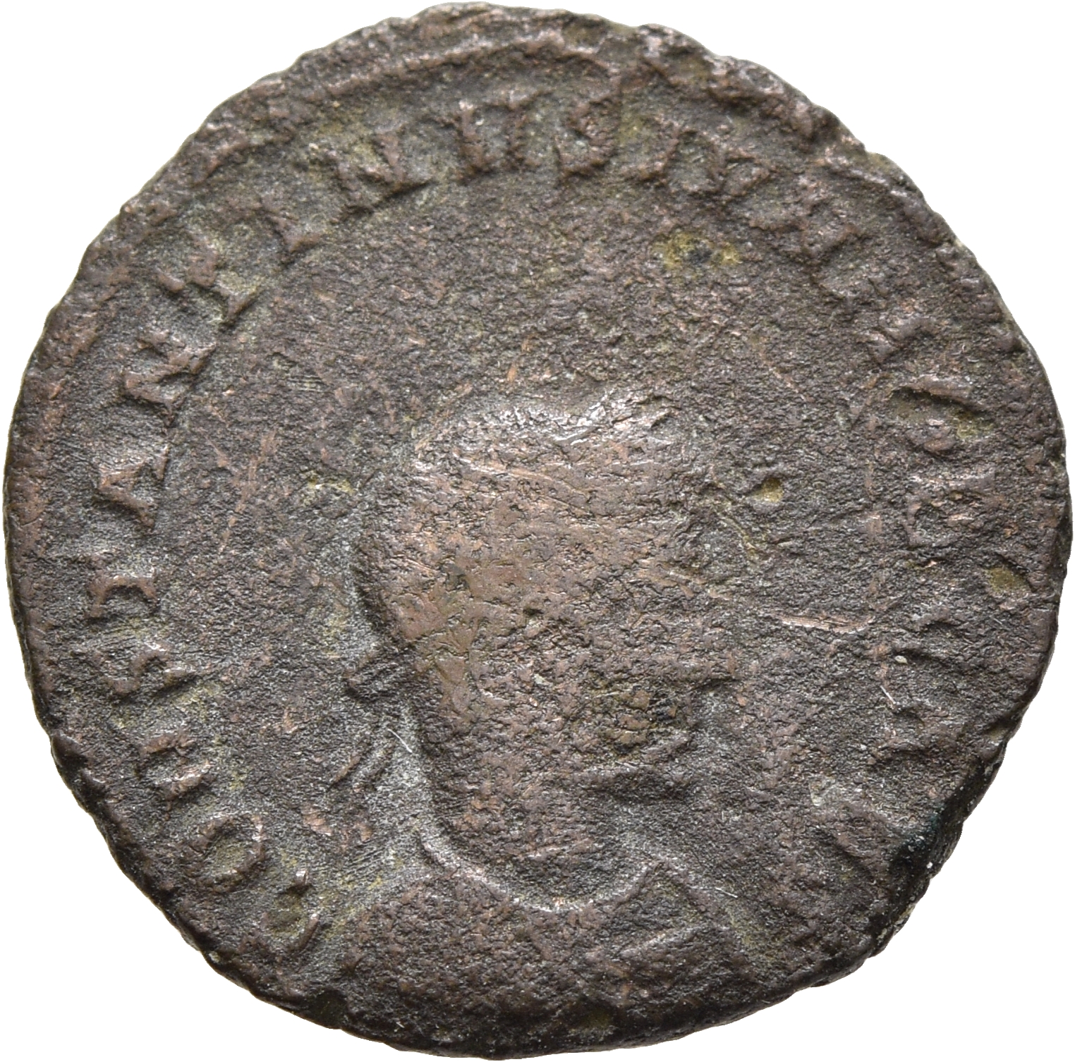 RIC VII Siscia 37 Constantine I obverse, Bust of Constantine II, laureate, draped, cuirassed, right