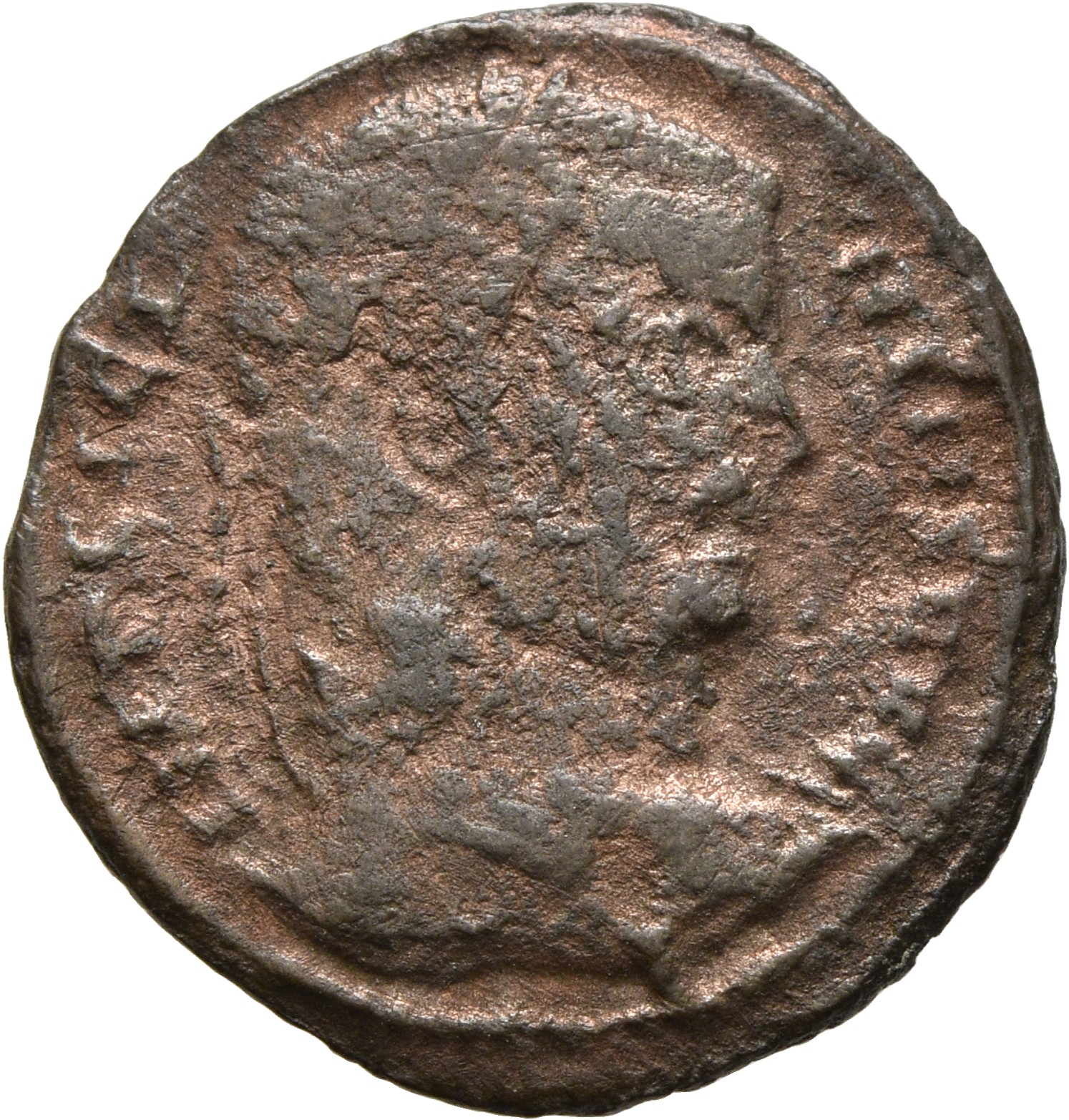 RIC VII Siscia 96 Constantine I obverse, Head of Licinius, laureate, right