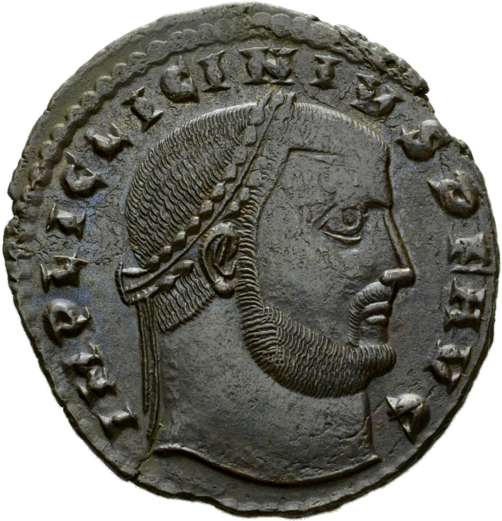RIC VII Thessalonica 2 Licinius obverse, Head of Licinius, laureate, right