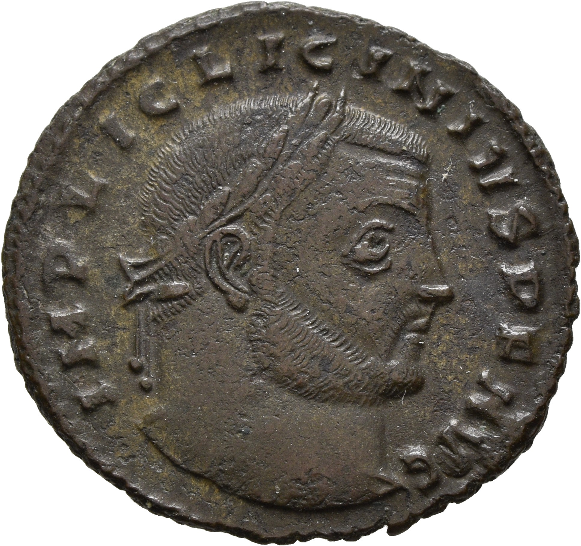RIC VII Thessalonica 2 Licinius obverse — Head of Licinius, laureate, right