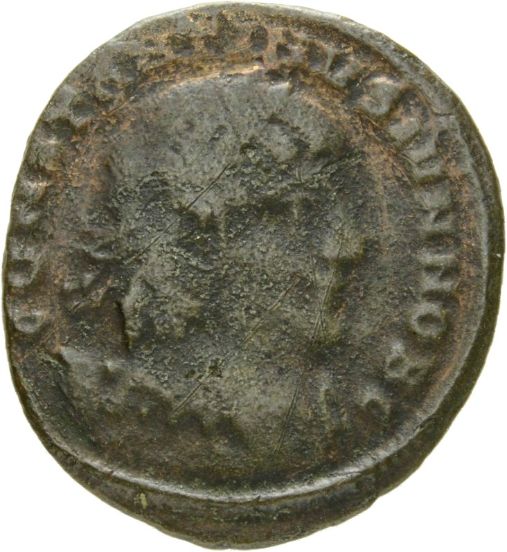 Constantine I obverse — Bust of Constantine II, laureate, cuirassed, right