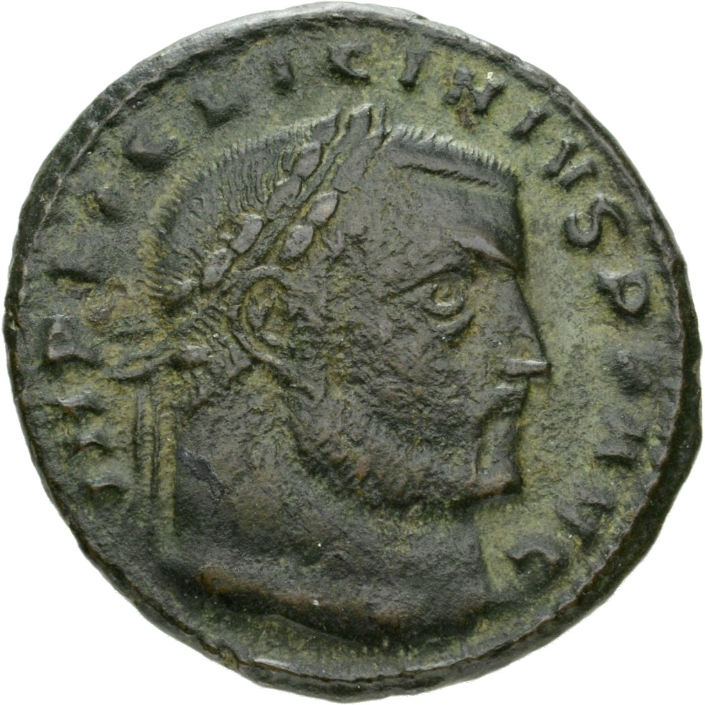 RIC VII Thessalonica 5 Licinius obverse, Head of Licinius, laureate, right
