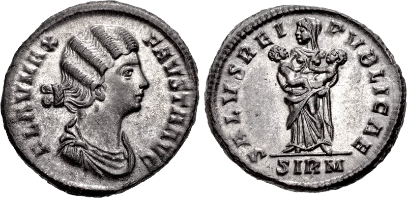 RIC VII Thessalonica 55 Constantine I reverse, VOT/XX/MVLT/XXX within laurel wreath