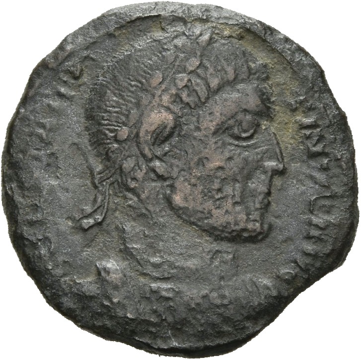 RIC VII Thessalonica 66 Constantine I obverse, Bust of Constantine I, laureate, cuirassed, right