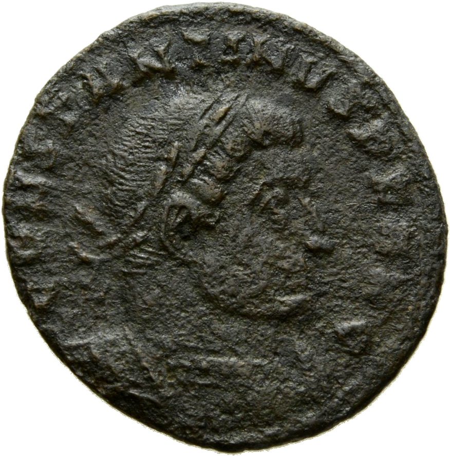 RIC VII Treveri 105 Constantine I obverse, Bust of Constantine I, laureate, cuirassed, right