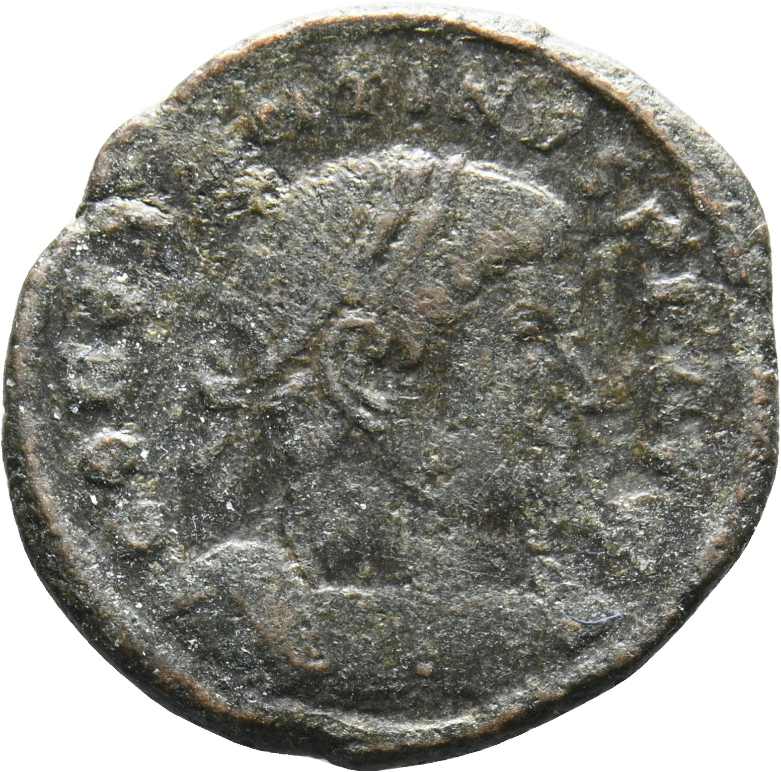 RIC VII Treveri 162 Constantine I obverse, Bust of Constantine I, laureate, cuirassed, right