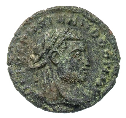RIC VII Treveri 206 Constantine I obverse, Head of Constantius Chlorus, veiled, laureate, right