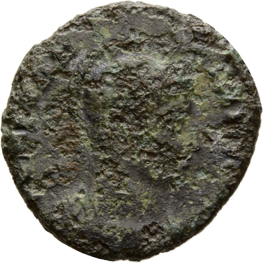RIC VII Treveri 266 Constantine I obverse, Bust of Constantine I, helmeted, cuirassed, right