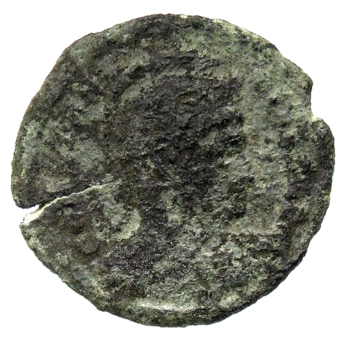 RIC VII Treveri 389 Constantine I obverse, Bust of Constantine I, helmeted, cuirassed, right