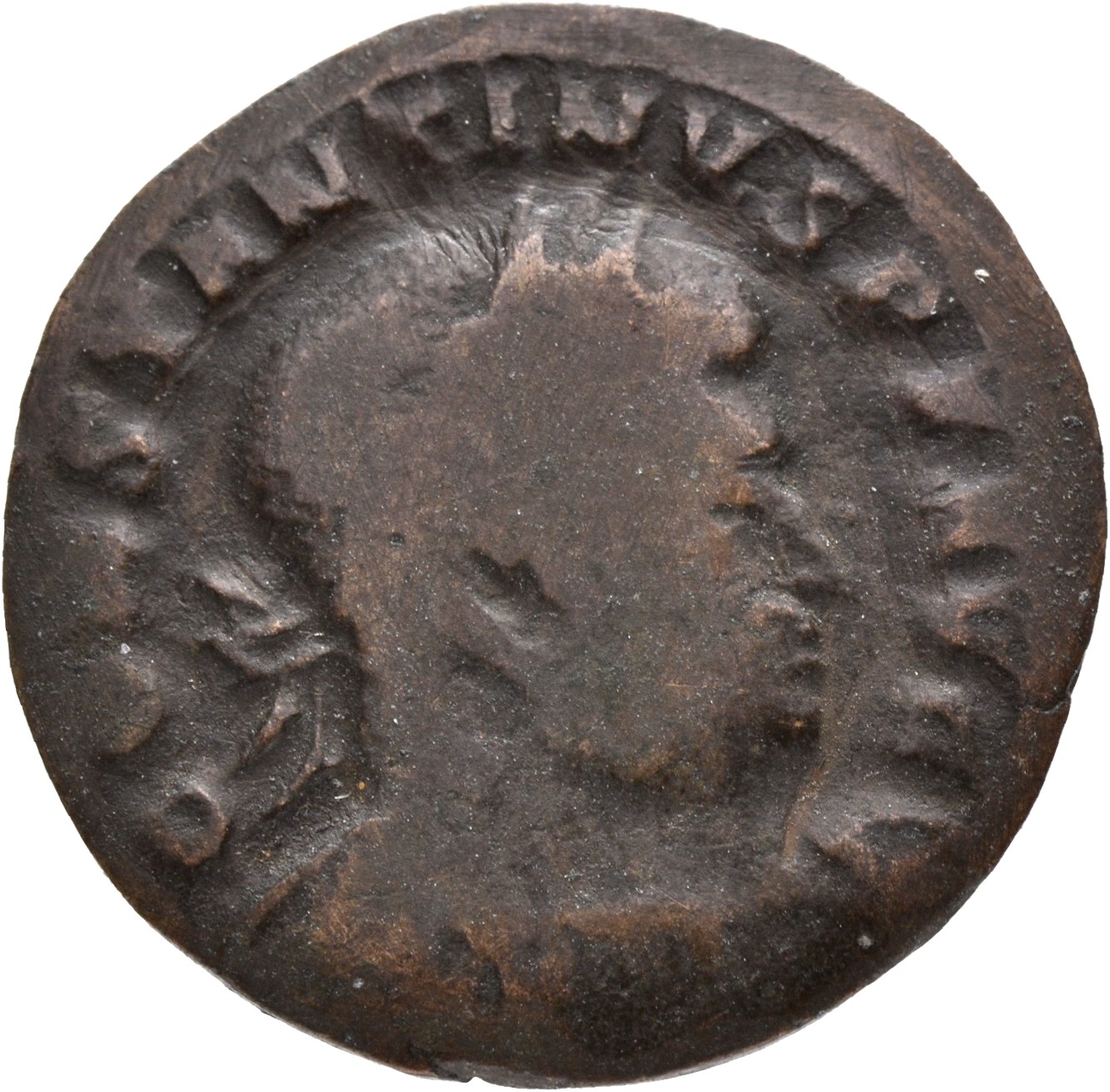 RIC VII Treveri 41 Constantine I obverse, Bust of Constantine I, laureate, draped, cuirassed, right