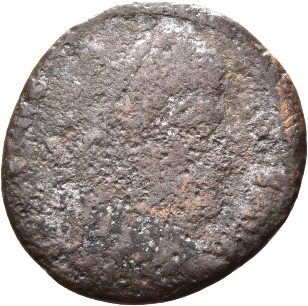 Constantine I obverse — Head of Constantine I, laureate, right